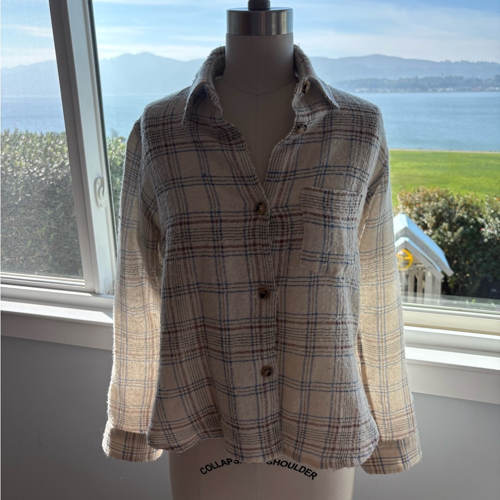 Isabel Marant Plaid Button-Up Women's Top